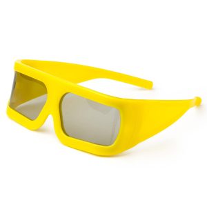 Óculos para sistema 3D Passivo Polarizado - Big Yellow